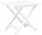 vidaXL Gartentisch Klappbar Balkontisch Terrassentisch Klapptisch Campingtisch Beistelltisch Esstisch Bistrotisch Weiß 79x72x70cm Kunststoff