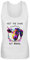 SPIRITSHIRTSHOP Pro Vegan No Difference Vegetarier Tierschutz Veganer Vegan Fleischlos, Veggie & Tierlieb - Frauen Tanktop -L-Weiß