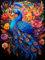VAIIEYO DIY 5D Diamond Painting Pfau, Diamant Painting Bilder Malerei KitsTier, Malen Nach Zahlen Diamant Home Wand Decor Gemälde Kreuzstich Diamond Dekoration 30x40 cm