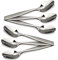 CAMRI Teaspoons Set of 6 - Stainless Steel Tea Spoons 6, Tea Spoon for Coffee & Dessert, 5.2 inches, Heavy Duty, Dishwasher Safe, Spoon Set for Home Kitchen & Restaurant (C4 - Pack of 6)