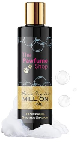 Hundeduft Shampoo Pawfume Shop | Luxuriöse Hundepflege mit Million Hund | Natürliche Inhaltsstoffe für makelloses Fell - 250ml
