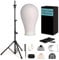 xnicx 23 Wig Head and Stand Set,Wig Stand Tripod with Foam Mannequin Head,Wigs Stands Head for Making,Display,Includes Caps Clips,T-Pins,C Needles,Carrying Bag,Brush(95-129cm)