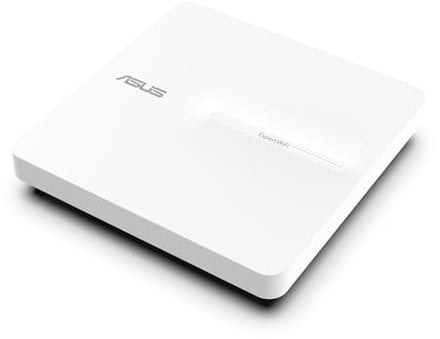 ASUS ExpertWiFi EBA63 (AX3000) - Punto de acceso WiFi 6 de doble banda, admite hasta 5 SSID y VLAN, más de 100 dispositivos, aplicación de gestión sencilla, alimentación mediante PoE o adaptador de CA