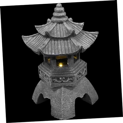 Kisangel Solar Gartenleuchte Aus Harz Dekoratives Außenlicht Für Rasen Und Wege Solarlicht Für Landschaftsbereiche Wetterfeste Gartenlampe Mit Einzigartigem Design