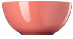Thomas Sunny Day Bol rond en porcelaine, rouge, doux, 18 cm, pour lave-vaisselle et micro-ondes, hauteur 7,9 cm, capacité de 1,1 l, rouge