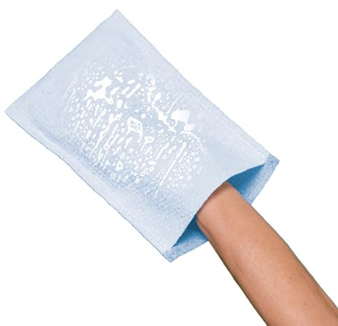 MEDICAL SUD PROFESSIONAL 500 Gants de Toilette Jetables Savonnés, Imperméables Pour le Nettoyage et l'Hygiène Personnelle des Patients Alités, Fabriqués en Italie