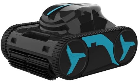 Poolroboter M30 mit Akku - Kabellos, KI-gesteuert & mit App-Steuerung - Bis 3h Laufzeit - Für Boden/Wand/Wasserlinie - Für Pools bis 30m³