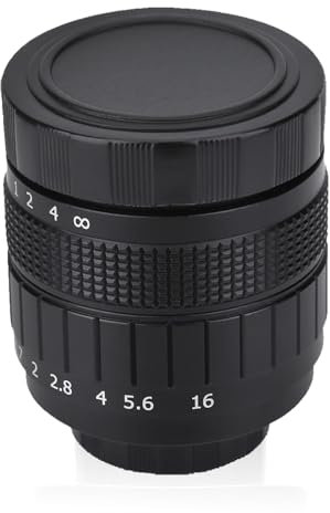 Lente De Cámara De 35 Mm, 35 Mm F/1.7 Lente De TV De Circuito Cerrado Accesorio De Cámara Fotográfica Enfoque Manual Gran Apertura para Cámara con Montura EF