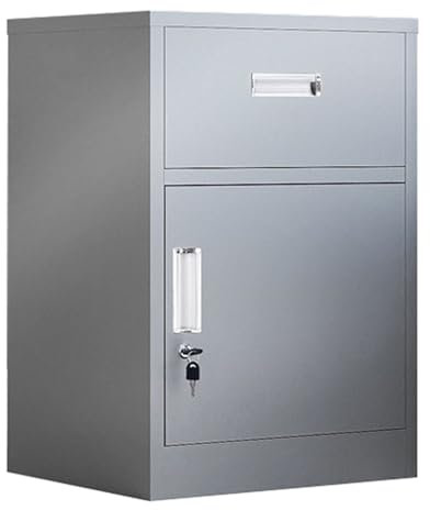 Aktenschrank aus Edelstahl für Home Office Organisation und Aufbewahrung