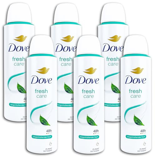 6 er Pack Dove Anti-Transpirant Spray fresh care Deodorant Deospray 6 x 150 ml