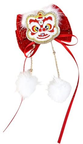 Chinese Year Dragon Hair Clip For Kids Women Little Girl Festival Theme Duckbills Clip Bowknot Hair Clip Hair Accessories For Women And Girl