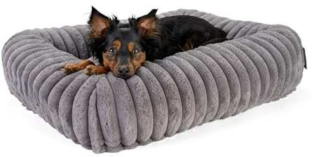 TrendPet Biscuit Cube, Hundebett (Grau, M)