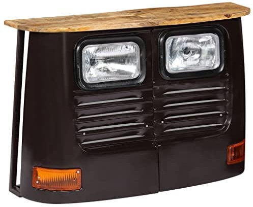 vidaXL Mangoholz Massiv Sideboard LKW Beistellschrank Anrichte Flur Kommode