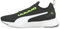 PUMA Flyer Runner JR Sneaker, Green Flash White Black, 35.5 EU