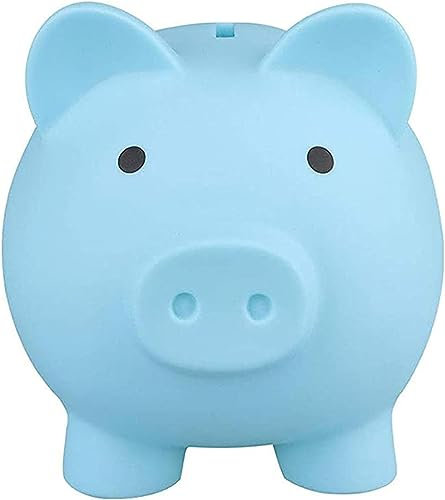 WSADZXC77 Niedliches Sparschwein Plastikschwein Geldbank Erwachsene Sparschwein Mini Kleines Schwein Sparbüchse Münzbank Plastik Spargeldschachtel Für Jungen Mädchen Kinder C