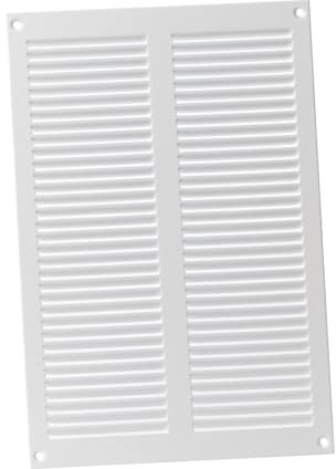Rejilla de ventilación de Metal, 200 x 300 mm, Color Blanco