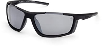 Timberland Herren Tb9252 Sonnenbrille, Matte Black/Smoke, One Size