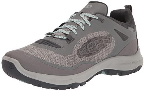 KEEN Damen Terradora Flex wasserdicht Wanderschuh, Steel Grey/Cloud Blue, 42 EU