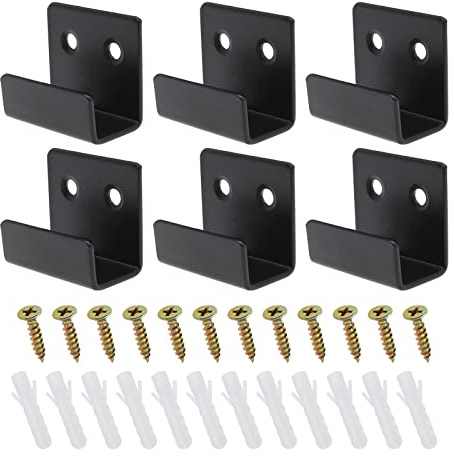eMagTech 20pcs Support d'affichage Carreaux de Céramique 20mm Support Mural en Acier Inoxydable Panneau de Crochet Robuste Plats en J Cintre pour Accrocher Miroir d'image