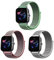 ZoRoll 3 Pezzi 20mm Cinturino per Amazfit Active 2/Active/GTR Mini/GTS 4 Mini/GTS 4/GTS 3/GTS 2e/GTS 2 Mini, Nylon Ricambio Bracciale per Amazfit GTR 42mm/Bip/Bip lite - Rosa+Bianca+Verde Chiaro