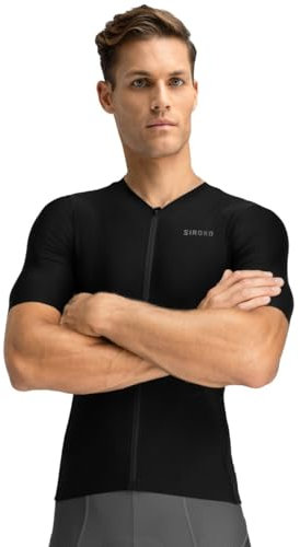 SIROKO - Radtrikot SRX HighTech - S - Schwarz