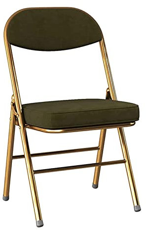 OLOTU gemütlich klappstühle Tragbarer Rückenstuhl, einziehbares Leinen, breites Kissen, Faltbarer Stuhl, Retro, bequemer, atmungsaktiver Klappstuhl praktisch