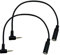 LiKuCo 2Pack 2.5mm Male to Female 90 Degree Angle Extension Cable Headphone Audio Converter 4 Poles Stereo Adapter 12inch