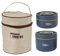Box Adult Lunch Box Set, Portable Multi-Layered Insulated Lunch Containers with Thermal Bag, Stackable Stainless Steel Leakproof Thermal Food Containers for Adults Men