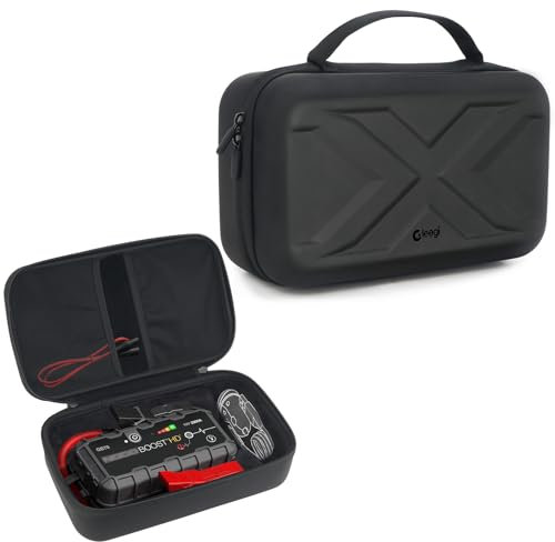 Gleegi EVA Protection Storage Case Compatible with NOCO Boost HD GB70/Boost X GBX75 UltraSafe Car Battery Jump Starter, Portable Carrying Case for Car Battery Booster