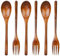 KALIONE Lot de 6 couverts en bois réutilisables avec cuillères en bois et fourchettes en bois pour mélanger la salade, la cuisine, le camping, 570808_1_eyM1WYdEd
