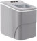 HOMCOM Ice Maker Machine, Self-Cleaning Ice Cube Maker with LCD Screen, 9 Cubes Ready in 8 Mins, 12kg in 24Hrs - Silver
