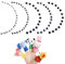 LIANRISES 250 Piezas Ojos Manualidades Adhesivos Ojos De PláStico Autoadhesivos Ojos De MuñEca Ojos Adhesivos Para Manualidades 0.6/0.8/1/1.2cm
