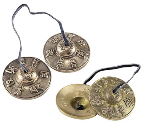 Kioball Nepalesische Kupferglocke, Schlaginstrument, Glockenspiel, Kupferglocke, Yoga-Meditationsglocke, Klingel
