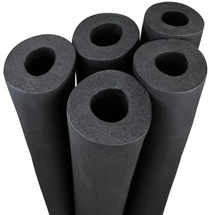 Outdoor Antifreeze Insulation Pipes Foam Tube, 2.0m Pipe Insulation/Lagging/Cladding, Black Rubber Insulation Hose, Waterproof Retardant, Pipe Cover ID 6-48 mm(ID 28 mm × T 15 mm × L 2.0 m)