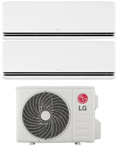Climatizzatore Condizionatore LG DUALCOOL Deluxe wifi dual split 9000+9000 btu inverter R32 MU2R15 in A+++ in Pompa di Calore