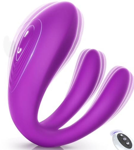 Adult Sex Toys Wearable Vibrator - BIG SHOCKED Remote Control Vibrator Couples Female Women Sex Toy Penis Clitoral G Spot Vibrator with 10 Powerful Vibrations Double-Ended Dildos Sex Machine