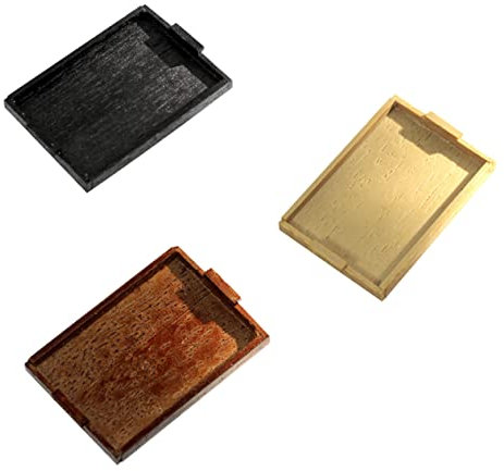 KONTONTY 3 Piezas Mini Trays de Almacenamiento Emulador para Decoración de Miniatura Accesorios de Cocina Japonesa Retro para Hogar