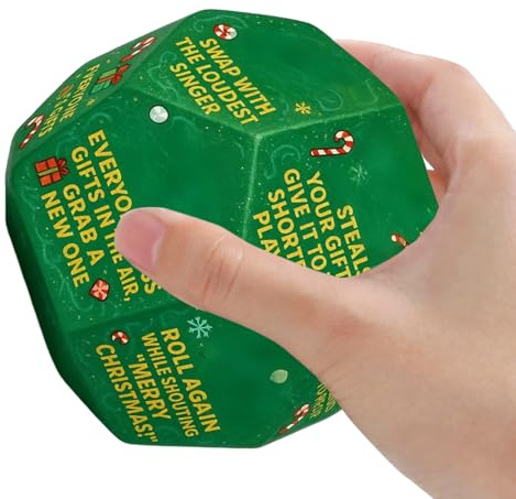 Generisch Santa Wichtel Spiel,Austauschwürfel für Familienspiele - Dekoartikel Für Weihnachtsfeiern Und Geschenkideen - Familienabend Geburtstagsfeier Geschenk