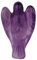 Morella Edelstein Amethyst Engel Glücksbringer Schutzengel zum Mitnehmen 3,5 cm in Samtbeutel