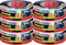 tesa Reparaturband extra Power Universal, gewebeverstärktes Folienband, schwarz (Menge 6, 50m:50mm)