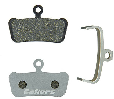 Gekors Pastiglie freno a disco per SRAM Guide Avid X.0 Trail (semi-metalliche con supporto in alluminio leggero)