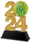 Trophy Monster 2024 Easter Egg Hunt Trophy Gold, Silver or Bronze Award | Made from Printed Acrylic | Choose from 3 sizes