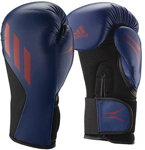 adidas Speed TILT 150 – mit Neuer Neigungstechnologie – für Männer, Frauen, Unisex – für Boxen, Boxsack, Kickboxen, MMA und Training – Blau/Rot - 14 oz