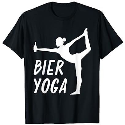 Yoga Meditieren Sport Fitness Bier Yoga T-Shirt