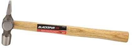 Garden Mile Traditional Cross Pein Hammer with Wooden Handle - Durable Carbon Steel Head Camping Hammer Lightweight Pin Hammers Use Shaft for Small, Pin, Panel, Tack, and Nails Clip (20cm)