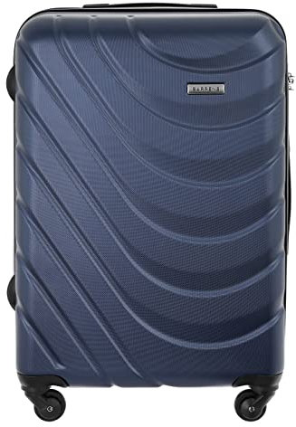 BARRENS Hartschalen-Koffer Rollkoffer Reisekoffer, Mittelgroßer Trolley mit 360° Rollen, Koffer mit Zahlenschloss Teleskopgriff, 63L Reisekoffer für Geschäft, 67x46x26 cm