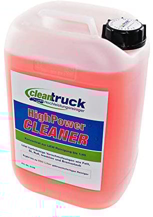 cleantruck LKW Reiniger Konzentrat 5kg - Professioneller LKW Reiniger stark gegen Öl, Fett & Insekten, bringt deinen LKW Wieder zum Glänzen, bis zu 5 LKW-Wäschen