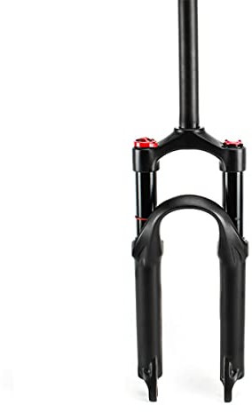 LHHL 20 Zoll Mountainbike Luftfedergabel Reise 100mm Aluminiumlegierung MTB Vorderradgabel QR 9 Mm Fahrrad Stoßdämpfer Gabel Manueller Lockout