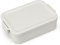 Brabantia - Boîte à Repas Make & Take - Moyenne - Pour vos petits Sandwichs - Couvercle à Clips - Compatible avec le Congélateur, Lave-Vaisselle & Micro-Ondes - Light Grey - 20 x 13,5 x 5,5 cm