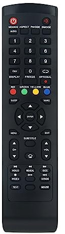 AULCMEET Telecomando di ricambio ND40S3000 adatto per NordMende ND32S3100H ND32S3100HSMART ND39S3000H ND40S3000 ND40S3000-SMART ND43S3000 H SMART ND55KS4400